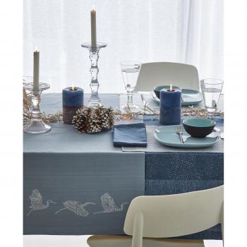 Sylvie Thiriez ~ al borde del Lago – rel8288, algodón, Chemin de table 50x150