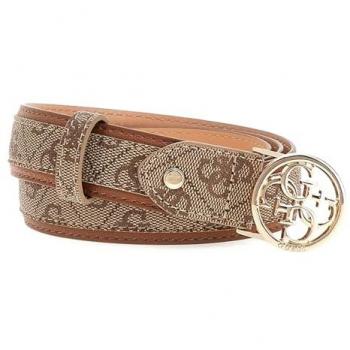 Guess Kerima Adjustable Pant Belt H30 W85 Latte Logo