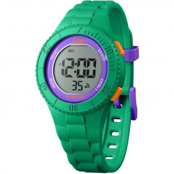 Ice-Watch - ICE digit Green purple orange - Reloj verde para Niño con Correa de polyamide