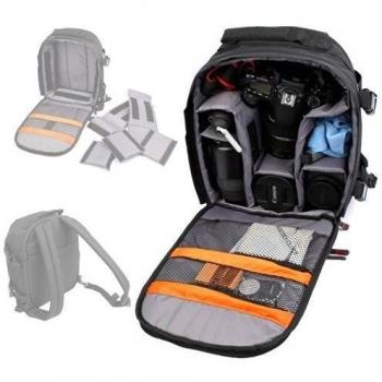 DURAGADGET Mochila Resistente Al Agua + Funda Impermeable Compatible con Cámara Evil Canon EOS M3 | Fujifilm X-A2 | X-E2 | X-T1 | X-T10