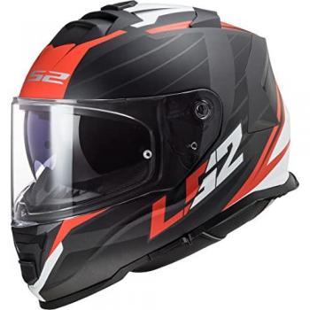 LS2 FF800 Storm II Nerve Casco Integral Negro Mate Rojo XS