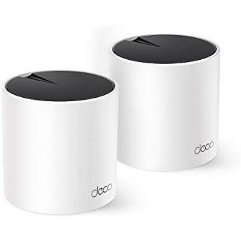 TP-Link Punto DE Acceso WiFi 6 Mesh Deco X55 Pack 2u AX3000 2x2/HT160 2402Mbps + 2x2 574Mbps 2 Antenas