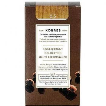 KORRES Argan Oil Permanent Hair Dye - Honey Blonde 8.3