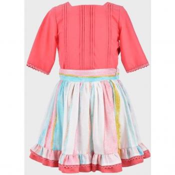 Conjunto de niña La Ormiga 1020163220 multicolor de algodón