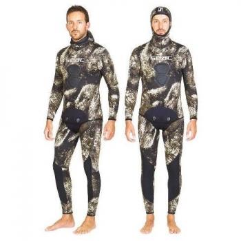SEAC SUB Traje 5 mm Completa Tattoo Camo Brown, Small