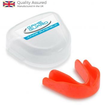 Game Guard - boca para hervir y morder/protector de encías - Protectores bucales moldeables/protectores de encías - Adulto/Senior/Junior/Niños/Niños/Jóvenes - Aprobado por CE - para deportes escolares, rugby, hockey