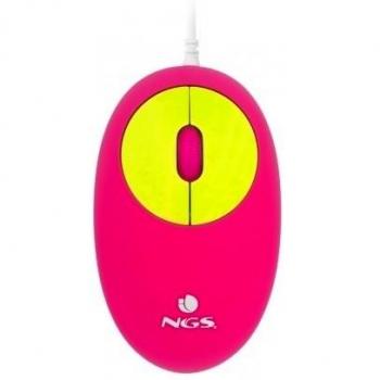 NGS Vip Mouse - Ratón para portátil, color amarillo