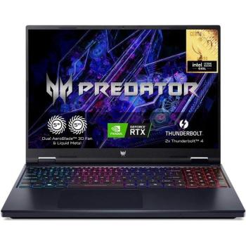 Portátil Gaming Acer Predator Helios Neo 16 PHN16-72, 16 WQXGA, Intel Core i7-14650HX, 16GB RAM, 1TB SSD, GeForce RTX 4060,