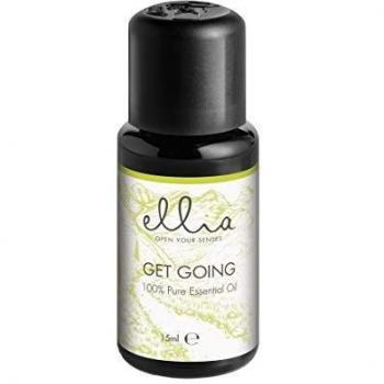 Ellia Get Going Homedics Aceite Esencial, 100% Puro, Propiedades: Tonificante, energizante, motivadora, edificante, cítrica, Multicolor, 3.75 x 3.75 x 8.75 cm