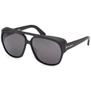 Tom Ford Jayden Matte Black Sunglasses FT1103 02A, Men's Size 61 MM