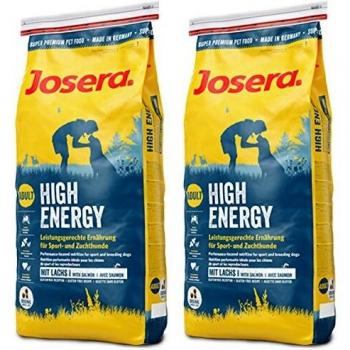 Josera 2 paquetes de 15 kg de alta energía.