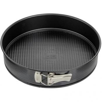 Molde Desmontable Zenker Ø 30 cm con Recubrimiento Antiadherente, Negro Metallizado