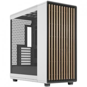 Fractal Design North XL RC Chalk White TG Clear ATX Gaming Case with High Airflow and Tempered Glass Side Panel
