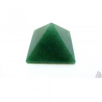 PIRÁMIDE 3X3X2CM CUARZO VERDE CON AVENTURINA