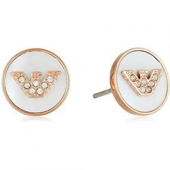 Pendientes de Mujer Emporio Armani de Metal Base con Cadena Plateada