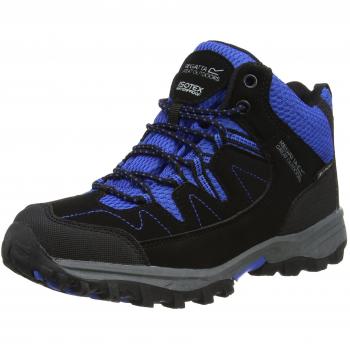 Regatta Holcombe Mid Jnr, Botas de Senderismo Unisex Niños, Negro