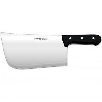 Hachuela Carnicera Arcos Serie Universal, Hoja Nitrum de Acero Inoxidable 250mm, Mango Polioximetileno Negro