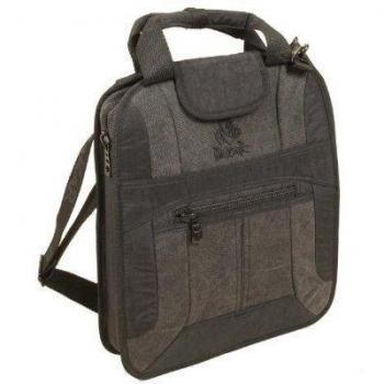 Dakar carbón Lap - Funda, tamaño 31 x 39 x 5, 5 cm, color negro