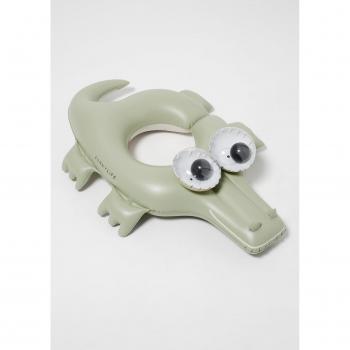 Sunnylife Kids Tube Pool Ring Cookie the Croc Khaki