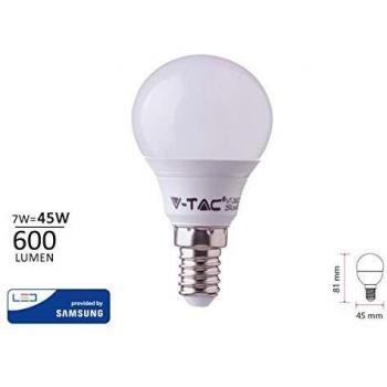 Bombilla LED E14 7W Blanco Neutro 4000K Chip Samsung