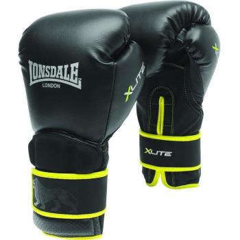 Londsdale Boxen Handschuhe X-Lite Training Gloves - Guantes de boxeo para entrenamiento, color Negro, talla L
