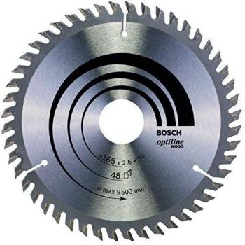 Bosch 2 608 641 175 - Hoja de sierra circular Optiline Wood - 165 x 30 x 2,6 mm, 48