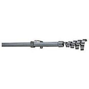 Kit de barra extensible para cortina Ø16/19 mm 120-210 cm gris brillo nickel brossé Rythm