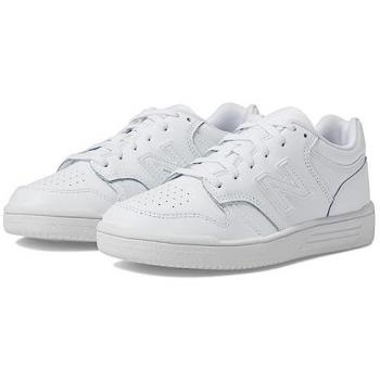 New Balance Kids' 480 White Synthetic Sneakers Size 28.5