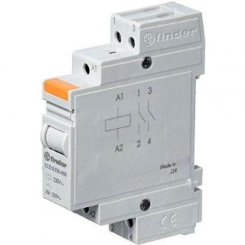 Finder serie 22 - Rele monoestable modular 2 contacto abierto 230vac tornillo