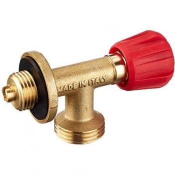 Rothenberger, 254090116, Grifo para botella, oro y rojo