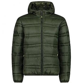 Anorack Campagnolo 33K1587-E319 para hombre color verde botella, chaqueta con capucha CMP Snaps Sorona Aura XL en verde bosque, CMP chaqueta hombre broches capucha color verde aceite talla 52