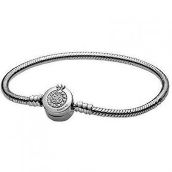 PANDORA Reflexiones, Pulsera, para Mujer, Gris ,17 cm