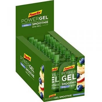 PowerBar PowerGel Smoothie 90g Banana Blueberry Energy Gel (16 units)