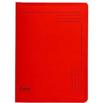 Exacompta Forever - Subcarpetas esquinas pre-impresas, 22 x 31 cm, color rojo