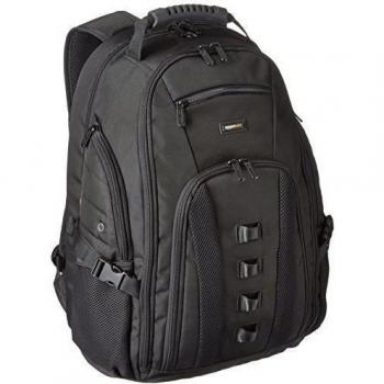 Amazon Basics Adventure - Mochila para portátil de hasta 17 pulgadas