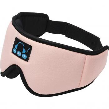 Mascarilla especial con Bluetooth y auriculares estéreo para dormir, escuchar música y viajar, lavable y reutilizable