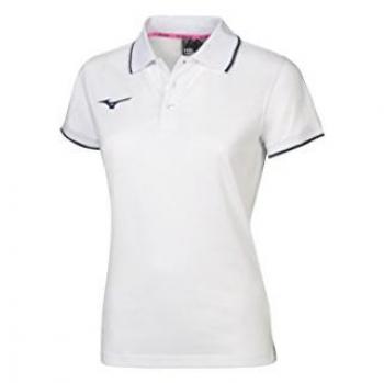 Mizuno Women's Short Sleeve Polo Shirt White 2XL