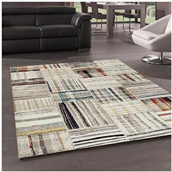 Alfombra Bereber Estilo Marruecos Beige 280x380 cm - Polipropileno con Motivos Tribales