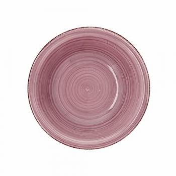 Ensaladera Quid Vita Peoni Cerámica Rosa (Pack de 6 Unidades)