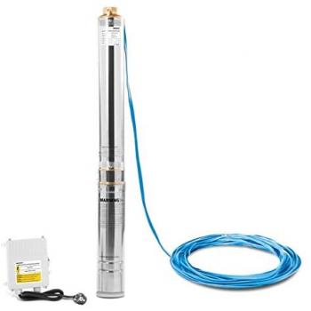 Bomba de Pozo Sumergible POWERTEC PRO 370W, 54 Metros, 1800 L/h