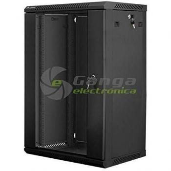 Lanberg - Rack Cabinets - Lanberg Wall-Mounted Rack 19'' demounted Flat Pack 18u/600x600mm Black