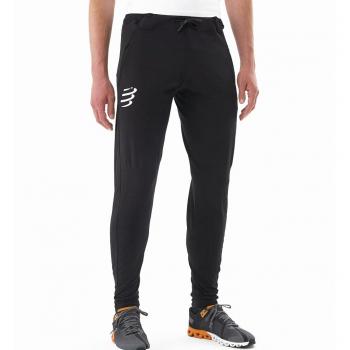 Pantalones Sin Costuras Compressport para Hombre Negro