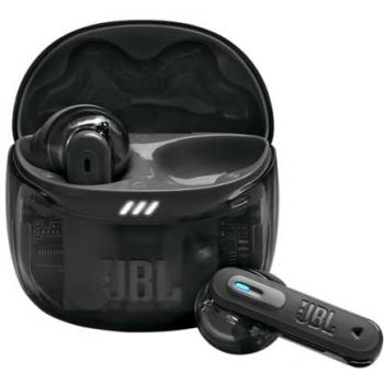 Auriculares In-Ear JBL TUNE Flex 2 Wireless con Cancelación Activa de Ruido (ANC) y Bluetooth A2DP - Edición Ghost Black
