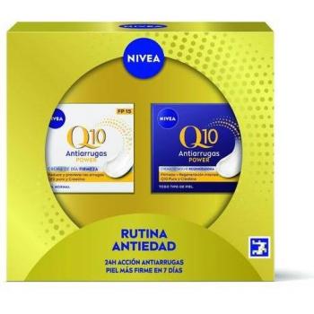 NIVEA Q10 Power Set Crema de Día Antiarrugas FP15 y Crema de Noche Antiedad, Pack 2 Piezas