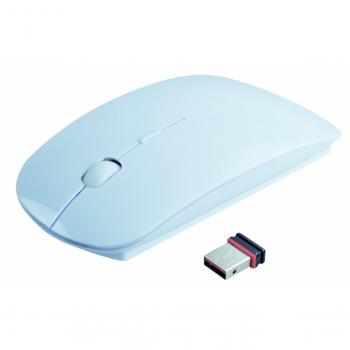 APM France 100103 - Ratón óptico inalámbrico, Color Blanco