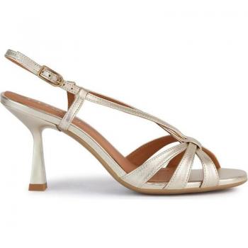 Geox Sandalias Ponza D45D3C Negras para Mujer, con diseño elegante, plantilla cómoda, suela antideslizante y material transpirable