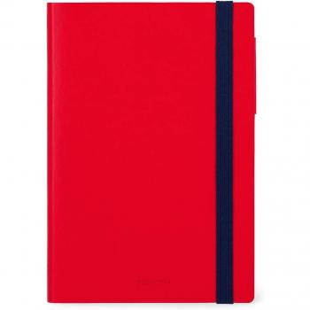 Agenda 18 Meses Medium Legami Sem/Vista Mul 23-24 Red Passion