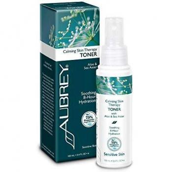 Aubrey Organics Calming Skin - Tóner para terapia con aloe y mar