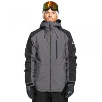 Quiksilver Chaqueta de Snow Mission Block para Hombre, Color Dark Shadow, Estándar