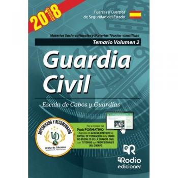 Guardia Civil. Escala de Cabos y Guardias. Temario Volumen 2. Quinta Edición                    Tapa blanda                                                                                                                                                   